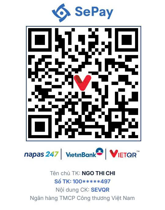 Mã QR SePay xác thực tự động